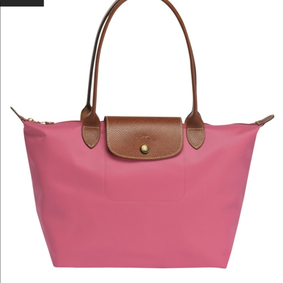 Longchamp Handbags - Longchamp Le Pliage Small Nylon Bag in Peony